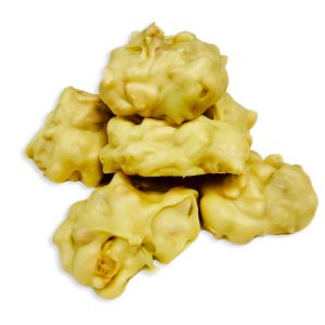 Rocas de chocolate blanco
